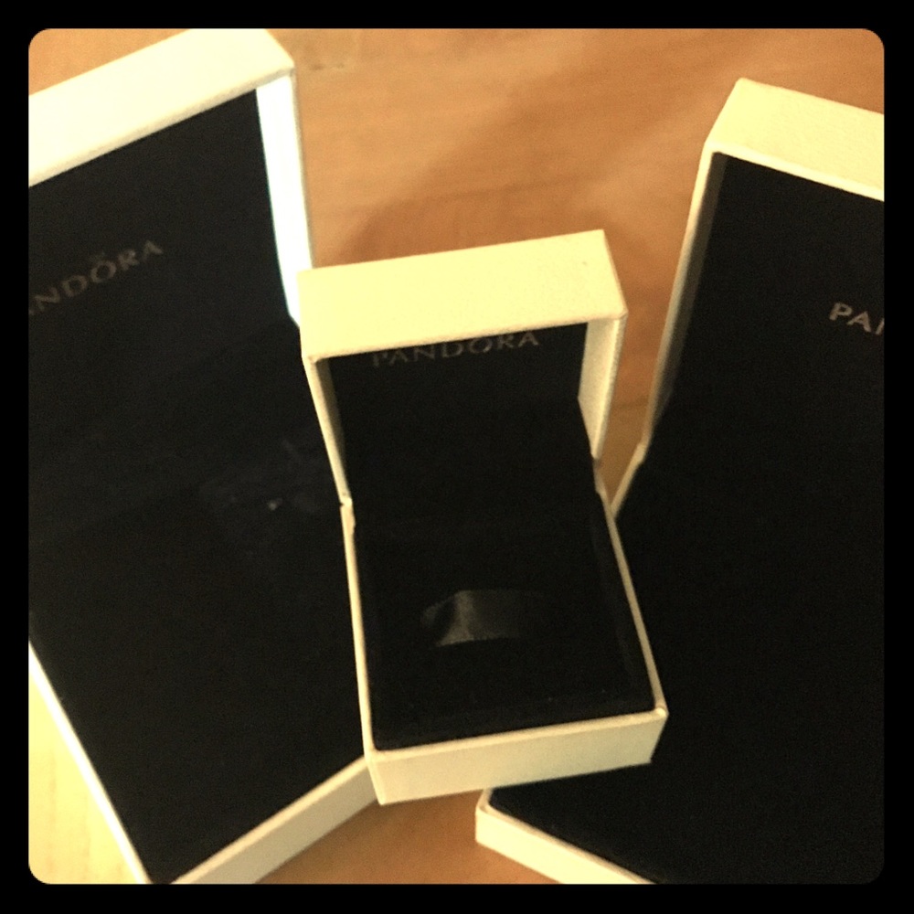 Pandora gift boxes, 2 large, 1 small